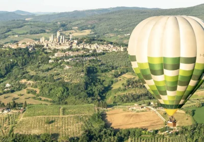 AERIAL VIEW OF TUSCANY