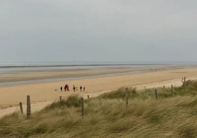 Anglo-American landing beaches.