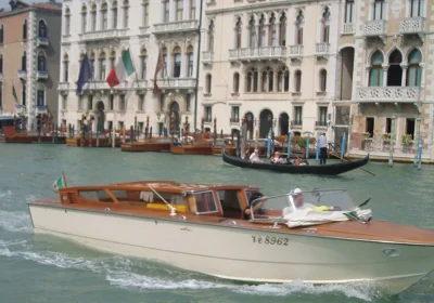 Venice from the water by water cab