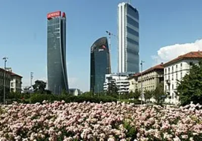 Modern City Architecture and City Life