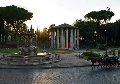 Around Rome in a carriage